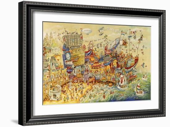 Steel Pier Memories-Bill Bell-Framed Giclee Print