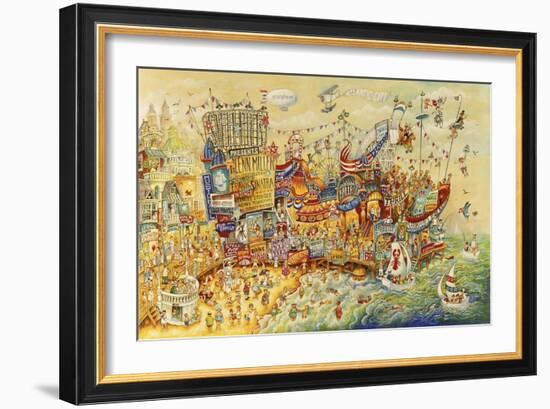 Steel Pier Memories-Bill Bell-Framed Giclee Print