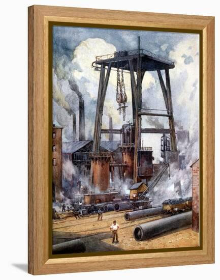 Steel Works C1925-null-Framed Premier Image Canvas