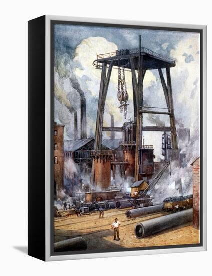 Steel Works C1925-null-Framed Premier Image Canvas