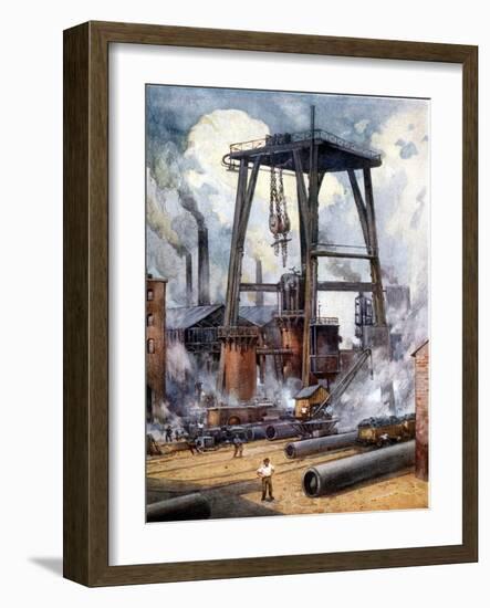 Steel Works C1925-null-Framed Giclee Print