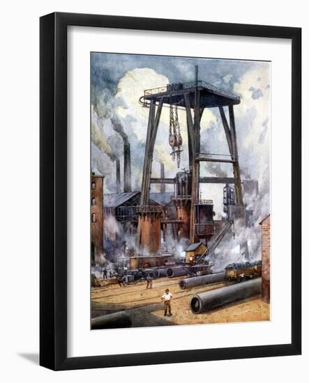 Steel Works C1925-null-Framed Giclee Print