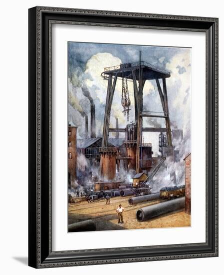 Steel Works C1925-null-Framed Giclee Print