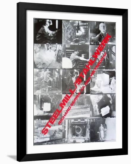 Steelmill at Castelli's-Richard Serra-Framed Art Print