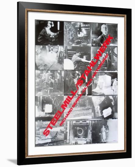 Steelmill at Castelli's-Richard Serra-Framed Art Print