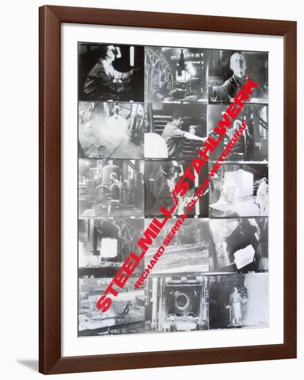 Steelmill at Castelli's-Richard Serra-Framed Art Print