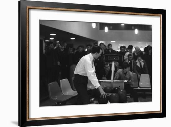 Steelworks Social Evening at a Bowling Alley, Sheffield, South Yorkshire, 1964-Michael Walters-Framed Photographic Print