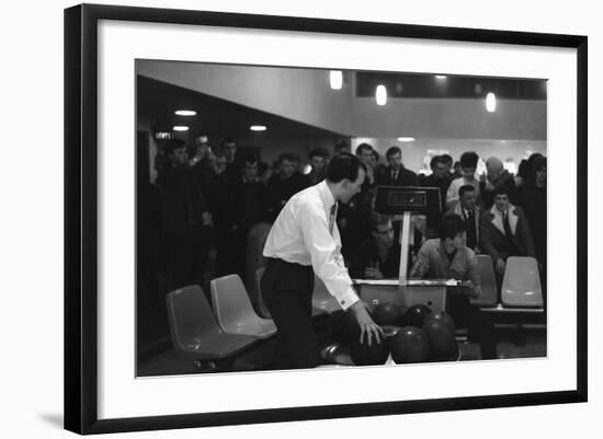 Steelworks Social Evening at a Bowling Alley, Sheffield, South Yorkshire, 1964-Michael Walters-Framed Photographic Print