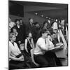 Steelworks Social Evening at a Bowling Alley, Sheffield, South Yorkshire, 1964-Michael Walters-Mounted Photographic Print