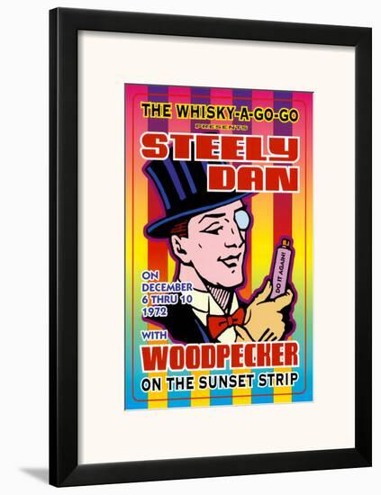 Steely Dan at the Whiskey A-Go-Go-Dennis Loren-Framed Art Print