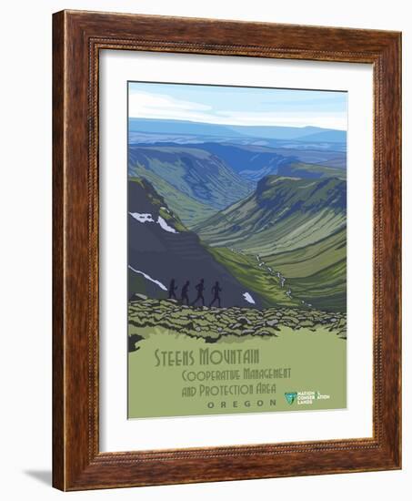 Steens Mountain Cooperative Management And Protection Area-Bureau of Land Management-Framed Art Print