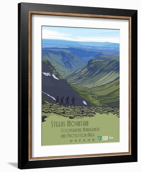 Steens Mountain Cooperative Management And Protection Area-Bureau of Land Management-Framed Art Print