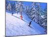 Steep slope,Les Arcs,France-Andrew Macara-Mounted Giclee Print