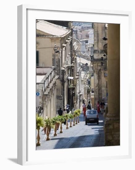 Steep Street, Noto, Sicily, Italy, Europe-Martin Child-Framed Photographic Print