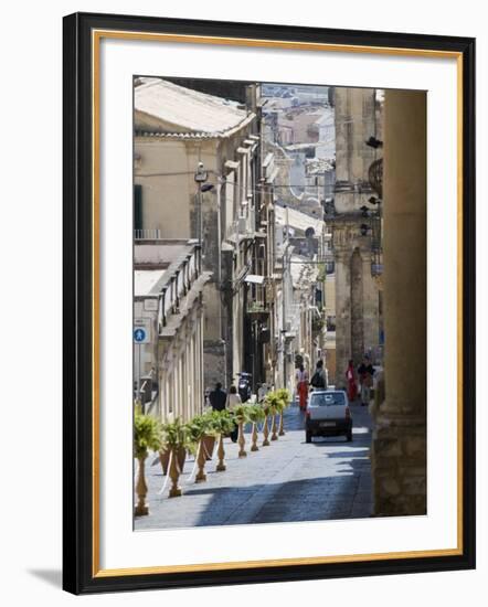 Steep Street, Noto, Sicily, Italy, Europe-Martin Child-Framed Photographic Print