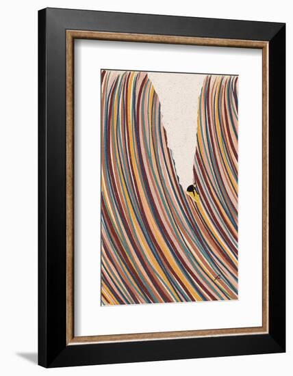 Steep Takeoff-Fabian Lavater-Framed Photographic Print