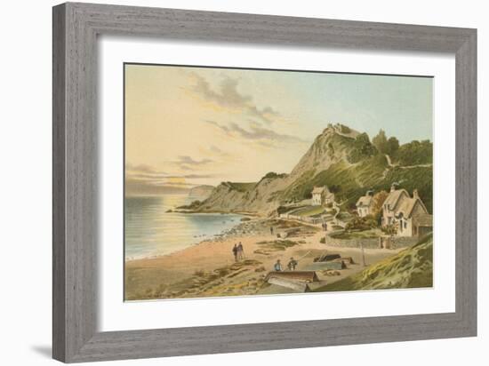 Steephill Cove, Ventnor - Isle of Wight-English School-Framed Giclee Print