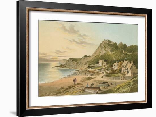 Steephill Cove, Ventnor - Isle of Wight-English School-Framed Giclee Print