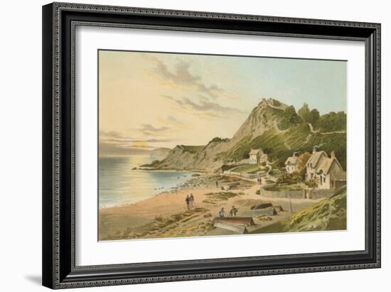 Steephill Cove, Ventnor - Isle of Wight-English School-Framed Giclee Print