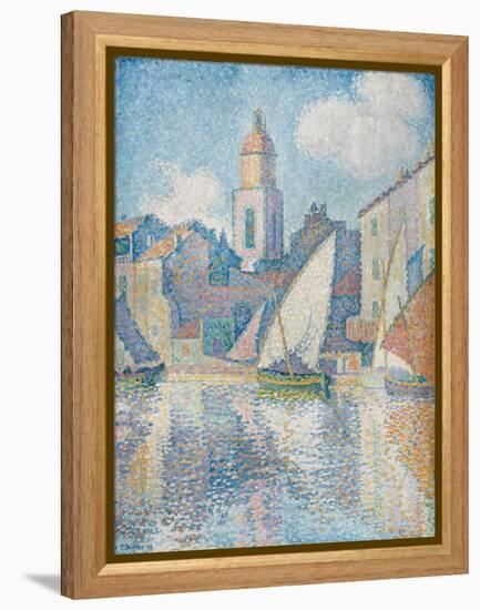 Steeple of Saint Tropez, 1896-Paul Signac-Framed Premier Image Canvas