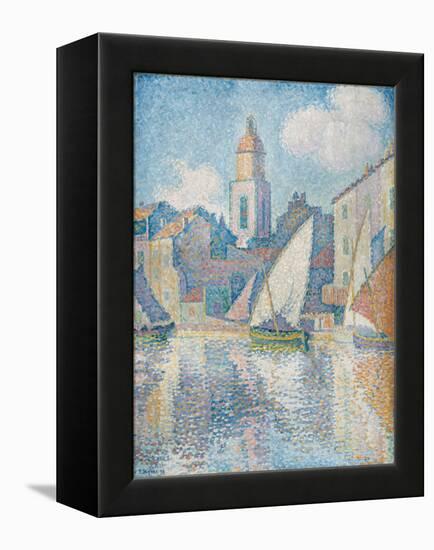 Steeple of Saint Tropez, 1896-Paul Signac-Framed Premier Image Canvas