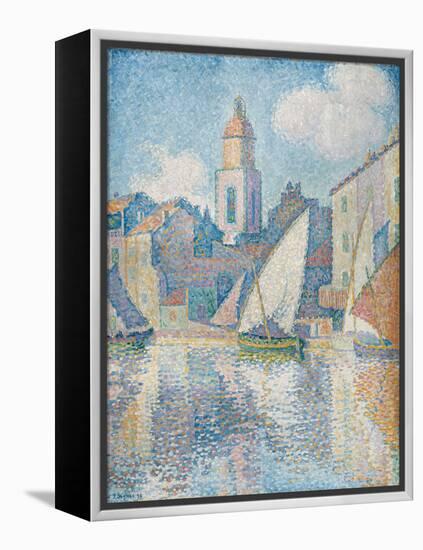 Steeple of Saint Tropez, 1896-Paul Signac-Framed Premier Image Canvas