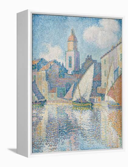 Steeple of Saint Tropez, 1896-Paul Signac-Framed Premier Image Canvas