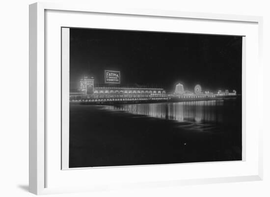 Steeplechase Pier at Night-null-Framed Photographic Print