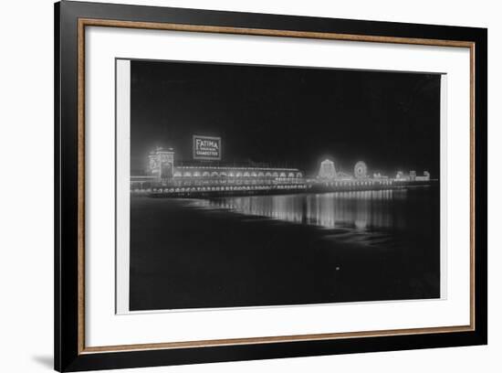 Steeplechase Pier at Night-null-Framed Photographic Print