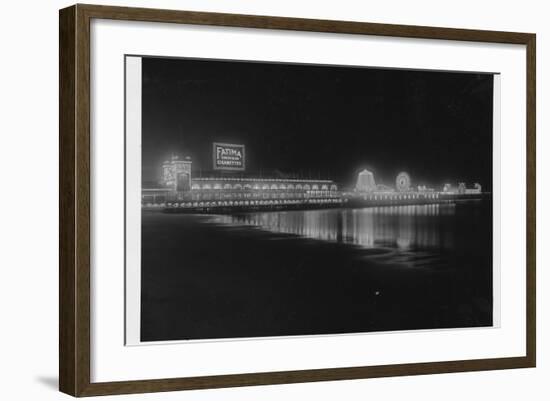 Steeplechase Pier at Night-null-Framed Photographic Print