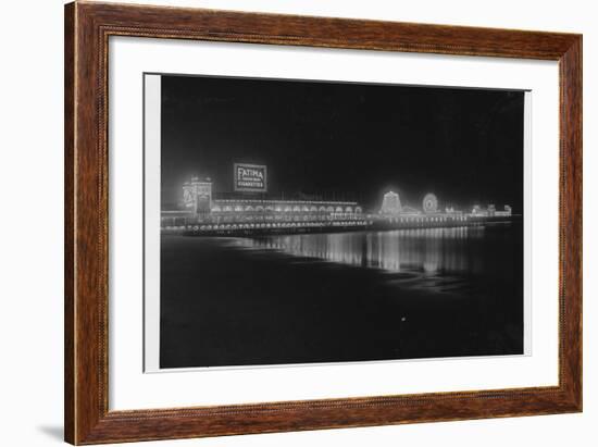 Steeplechase Pier at Night-null-Framed Photographic Print