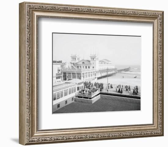 Steeplechase Pier, Atlantic City, NJ, c. 1905-Vintage Photography-Framed Art Print