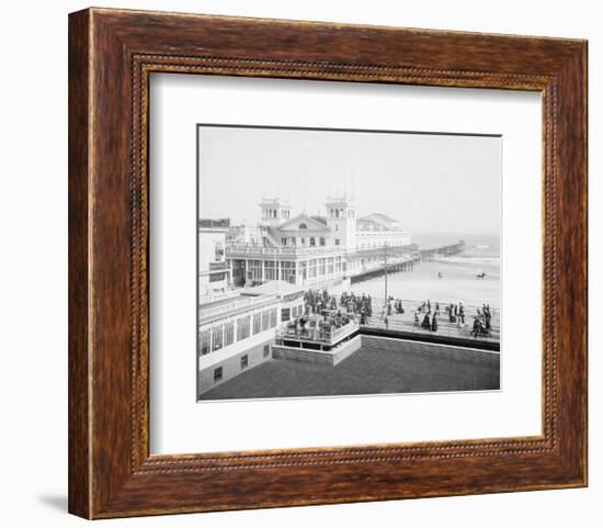 Steeplechase Pier, Atlantic City, NJ, c. 1905-Vintage Photography-Framed Art Print