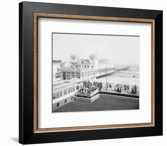 Steeplechase Pier, Atlantic City, NJ, c. 1905-Vintage Photography-Framed Art Print