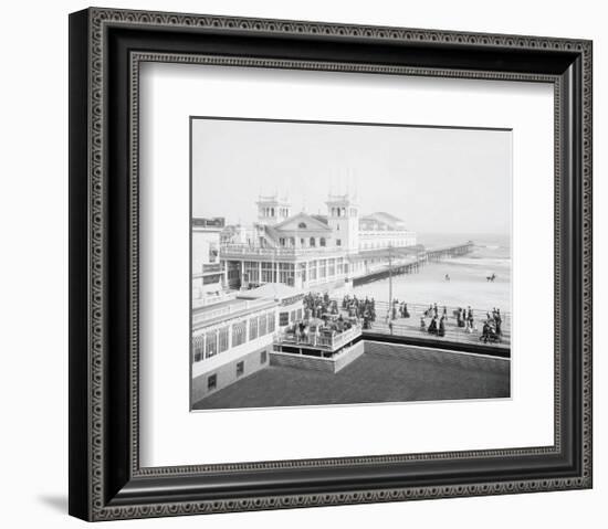 Steeplechase Pier, Atlantic City, NJ, c. 1905-Vintage Photography-Framed Art Print