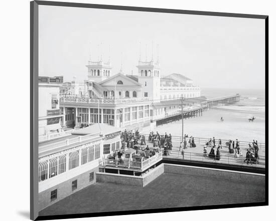 Steeplechase Pier, Atlantic City, NJ, c. 1905-Vintage Photography-Mounted Art Print