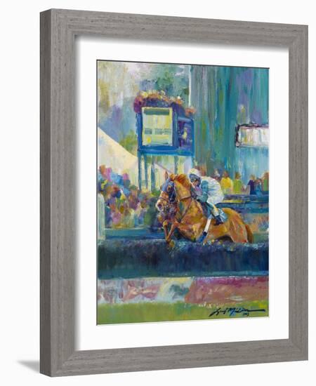 Steeplechase-Lucy P. McTier-Framed Giclee Print