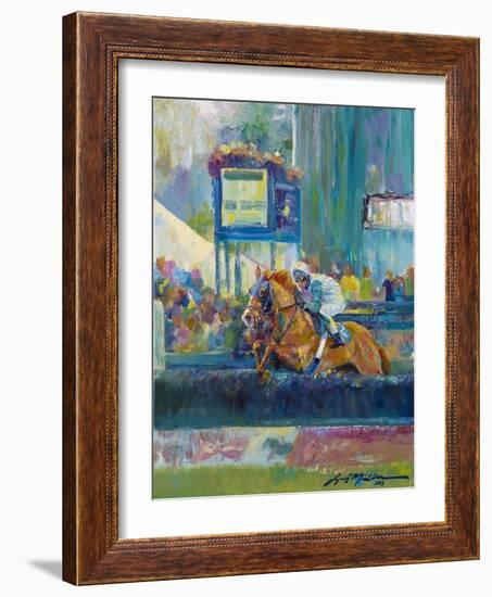 Steeplechase-Lucy P. McTier-Framed Giclee Print