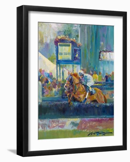 Steeplechase-Lucy P. McTier-Framed Giclee Print