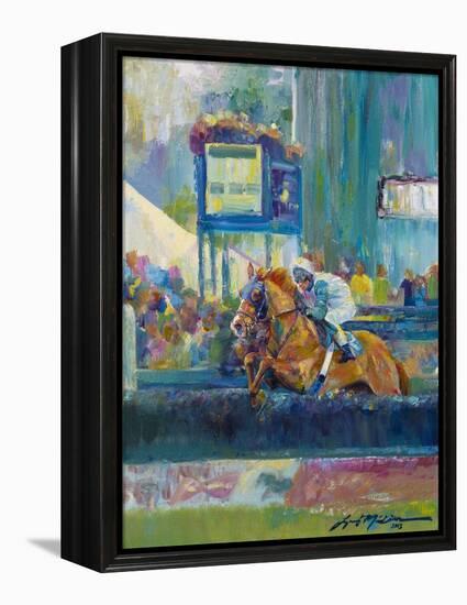 Steeplechase-Lucy P. McTier-Framed Premier Image Canvas