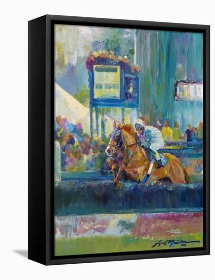 Steeplechase-Lucy P. McTier-Framed Premier Image Canvas