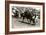 Steer Wrestling-null-Framed Art Print