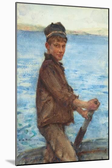 Steering the Punt, 1909-Henry Scott Tuke-Mounted Giclee Print