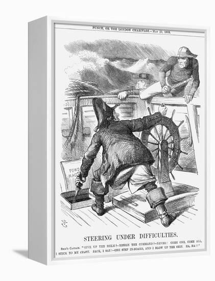 Steering under Difficulties, 1868-John Tenniel-Framed Premier Image Canvas