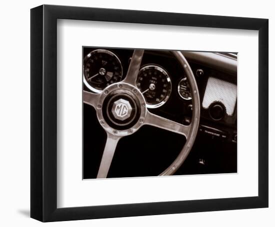 Steering Wheel-John Maggiotto-Framed Art Print