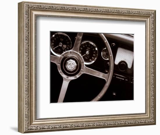 Steering Wheel-John Maggiotto-Framed Art Print