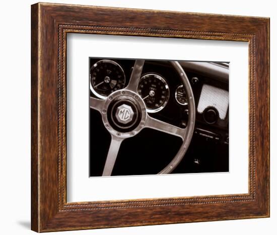 Steering Wheel-John Maggiotto-Framed Art Print