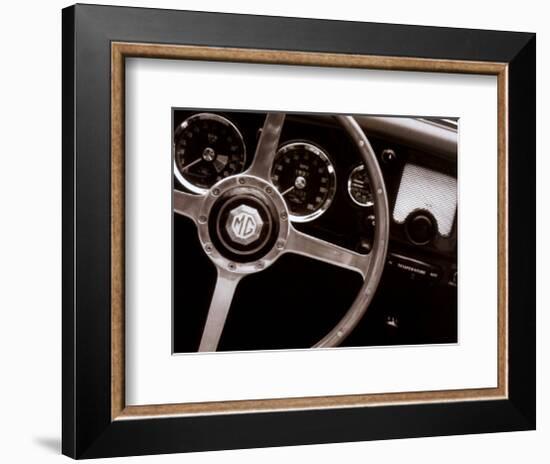 Steering Wheel-John Maggiotto-Framed Art Print