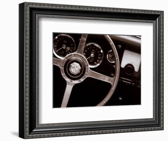 Steering Wheel-John Maggiotto-Framed Art Print