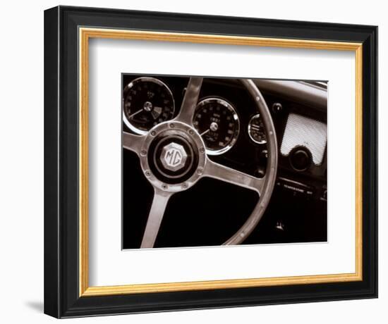 Steering Wheel-John Maggiotto-Framed Art Print